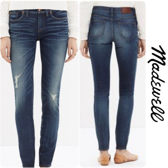 Madewell Denim - Madewell Skinny Skinny Distressed Jeans